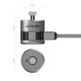 Aisens Cable de Seguridad con Cerradura de Llave 1.5m ASLK-D40K02-SL en Plata